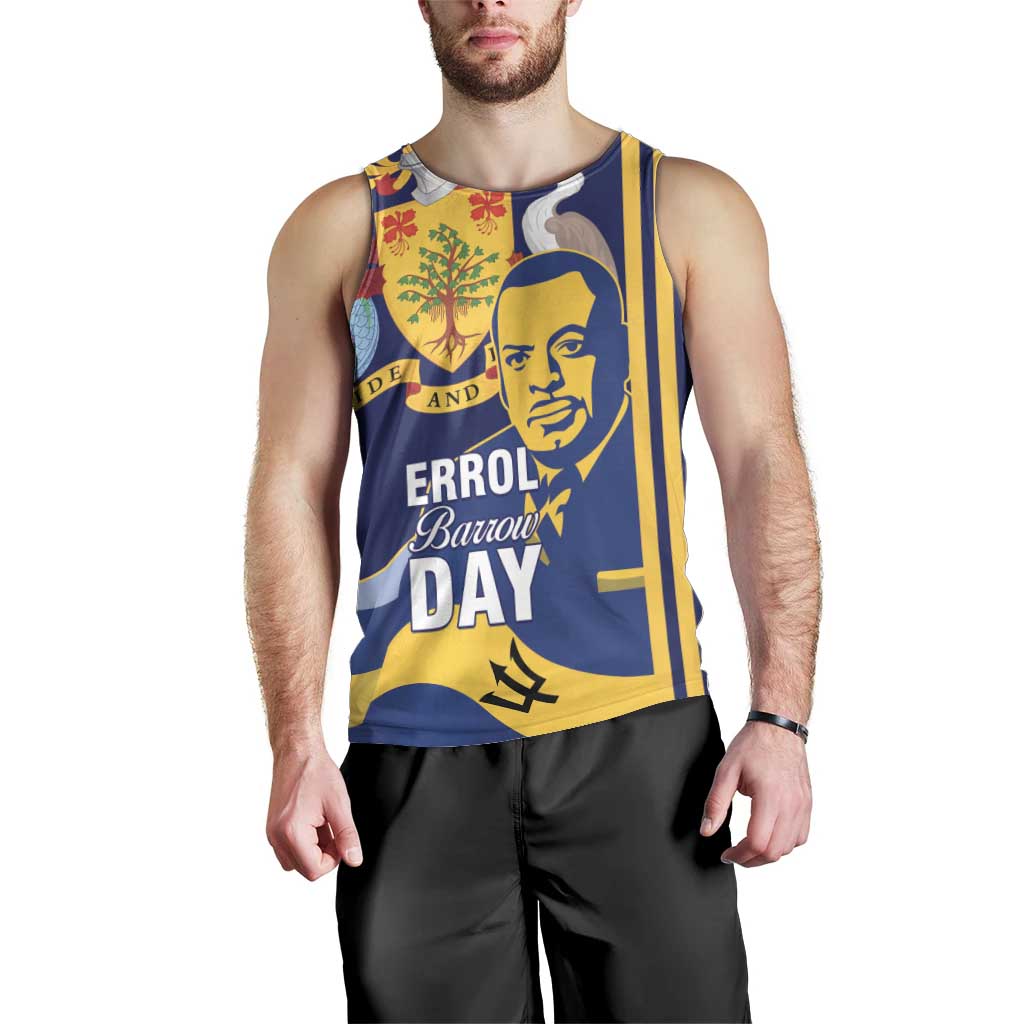 Barbados Errol Barrow Day Men Tank Top Barbadian Father of Independence