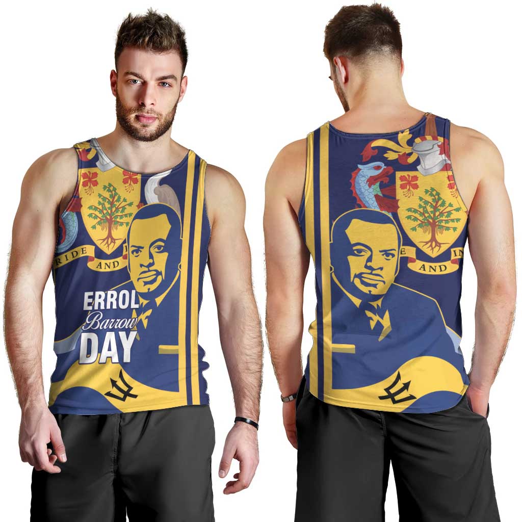 Barbados Errol Barrow Day Men Tank Top Barbadian Father of Independence