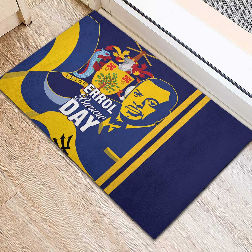 Barbados Errol Barrow Day Rubber Doormat Barbadian Father of Independence - Wonder Print Shop