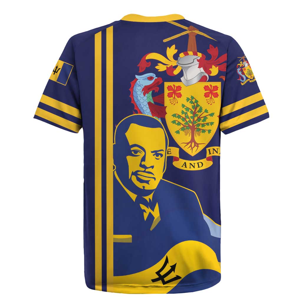 Barbados Errol Barrow Day Rugby Jersey Barbadian Father of Independence - Wonder Print Shop