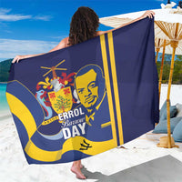 Barbados Errol Barrow Day Sarong Barbadian Father of Independence - Wonder Print Shop