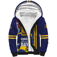 Barbados Errol Barrow Day Sherpa Hoodie Barbadian Father of Independence - Wonder Print Shop