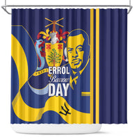Barbados Errol Barrow Day Shower Curtain Barbadian Father of Independence - Wonder Print Shop