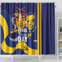 Barbados Errol Barrow Day Shower Curtain Barbadian Father of Independence - Wonder Print Shop