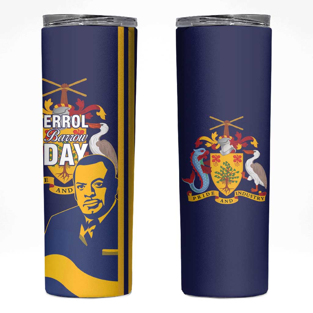 Barbados Errol Barrow Day Skinny Tumbler Barbadian Father of Independence - Wonder Print Shop