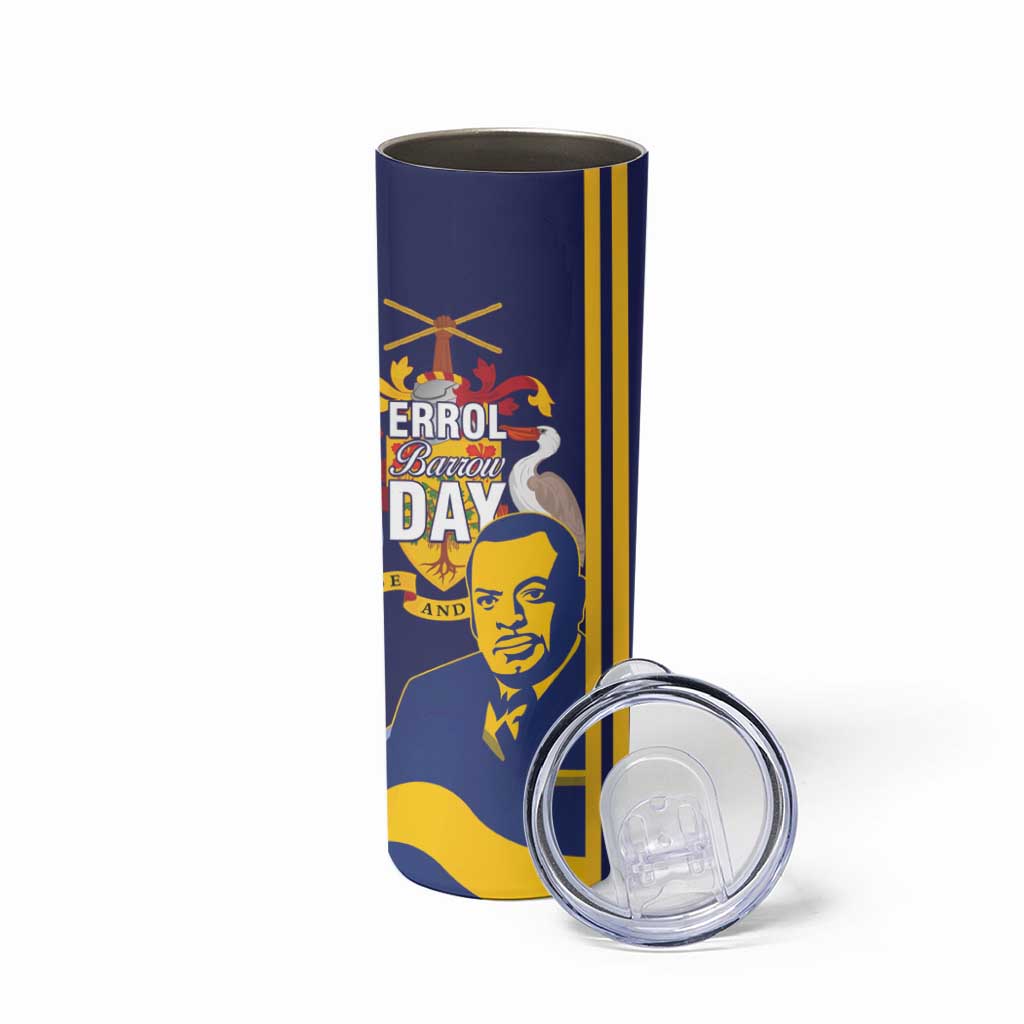 Barbados Errol Barrow Day Skinny Tumbler Barbadian Father of Independence - Wonder Print Shop