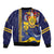 Barbados Errol Barrow Day Sleeve Zip Bomber Jacket Barbadian Father of Independence - Wonder Print Shop