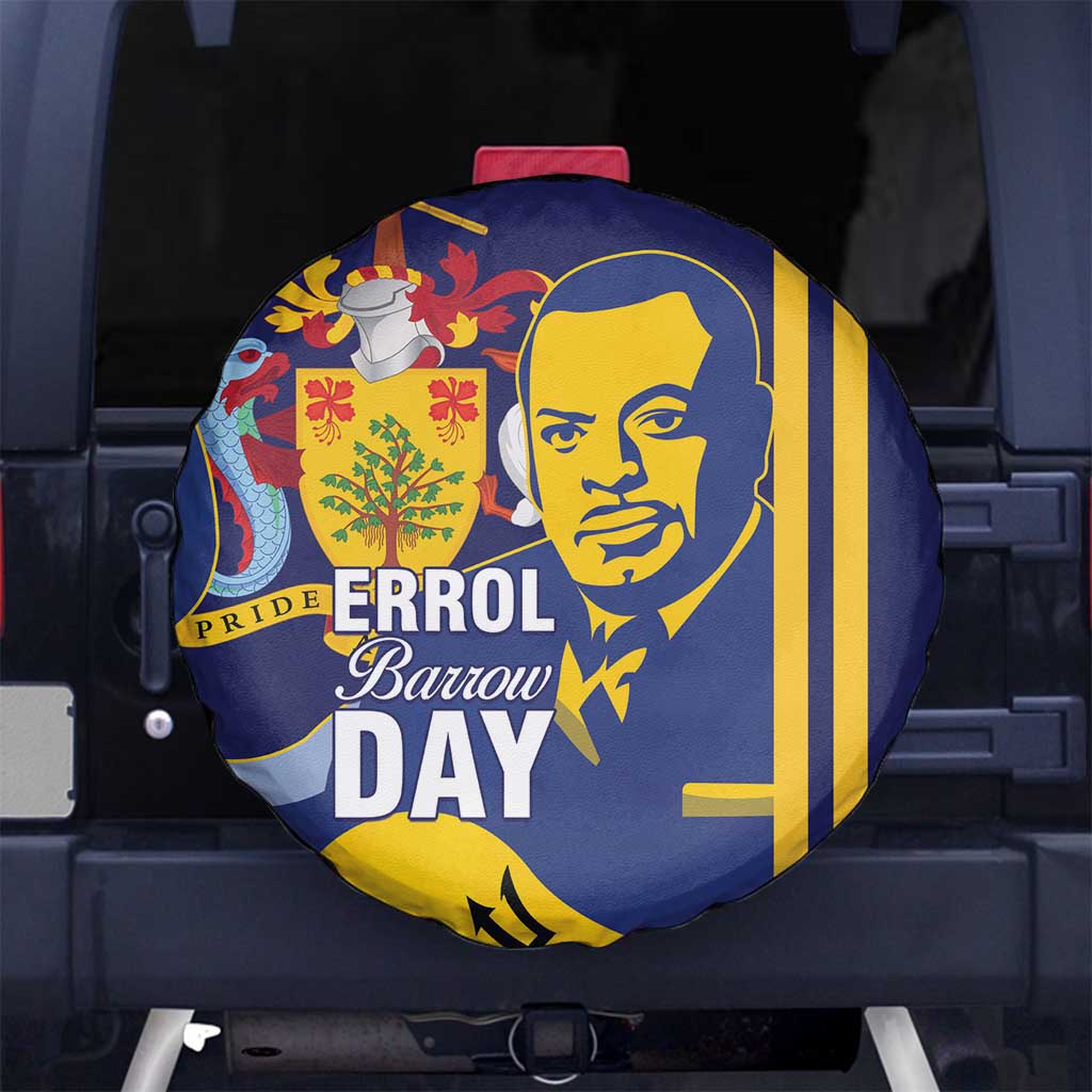 Barbados Errol Barrow Day Spare Tire Cover Barbadian Father of Independence - Wonder Print Shop