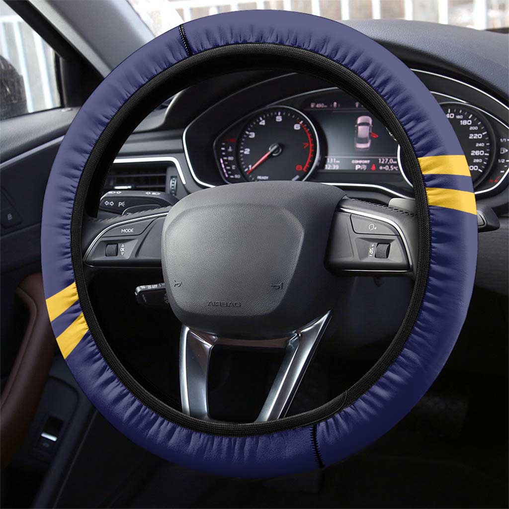 Barbados Errol Barrow Day Steering Wheel Cover Barbadian Father of Independence - Wonder Print Shop
