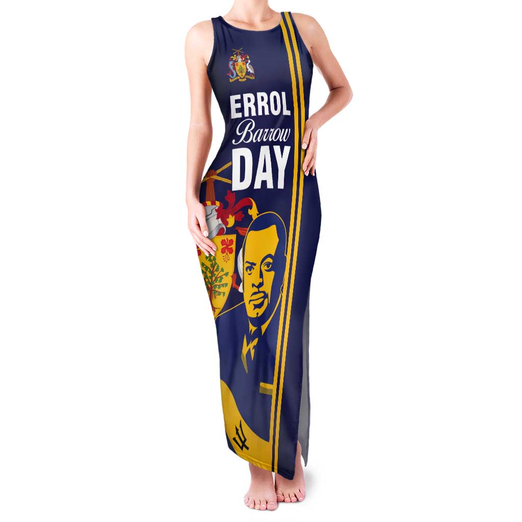Barbados Errol Barrow Day Tank Maxi Dress Barbadian Father of Independence - Wonder Print Shop