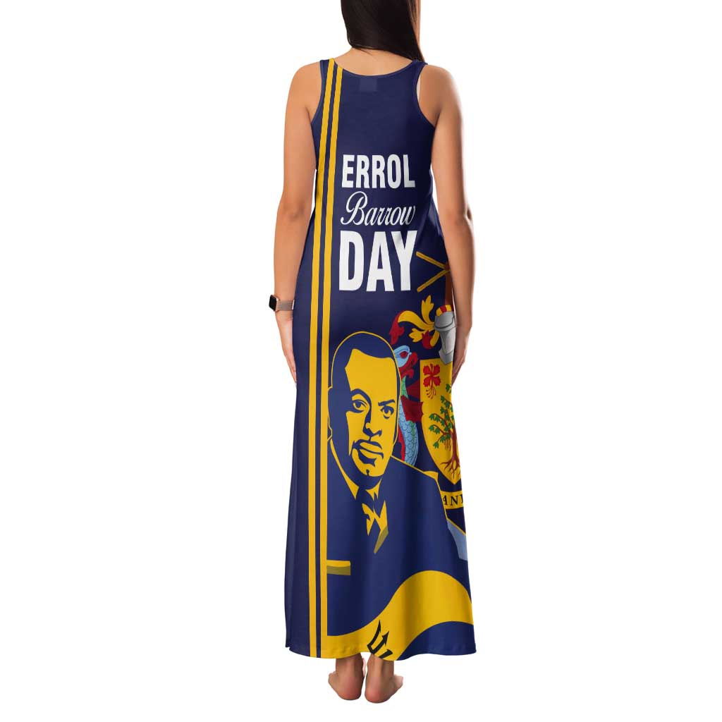Barbados Errol Barrow Day Tank Maxi Dress Barbadian Father of Independence - Wonder Print Shop