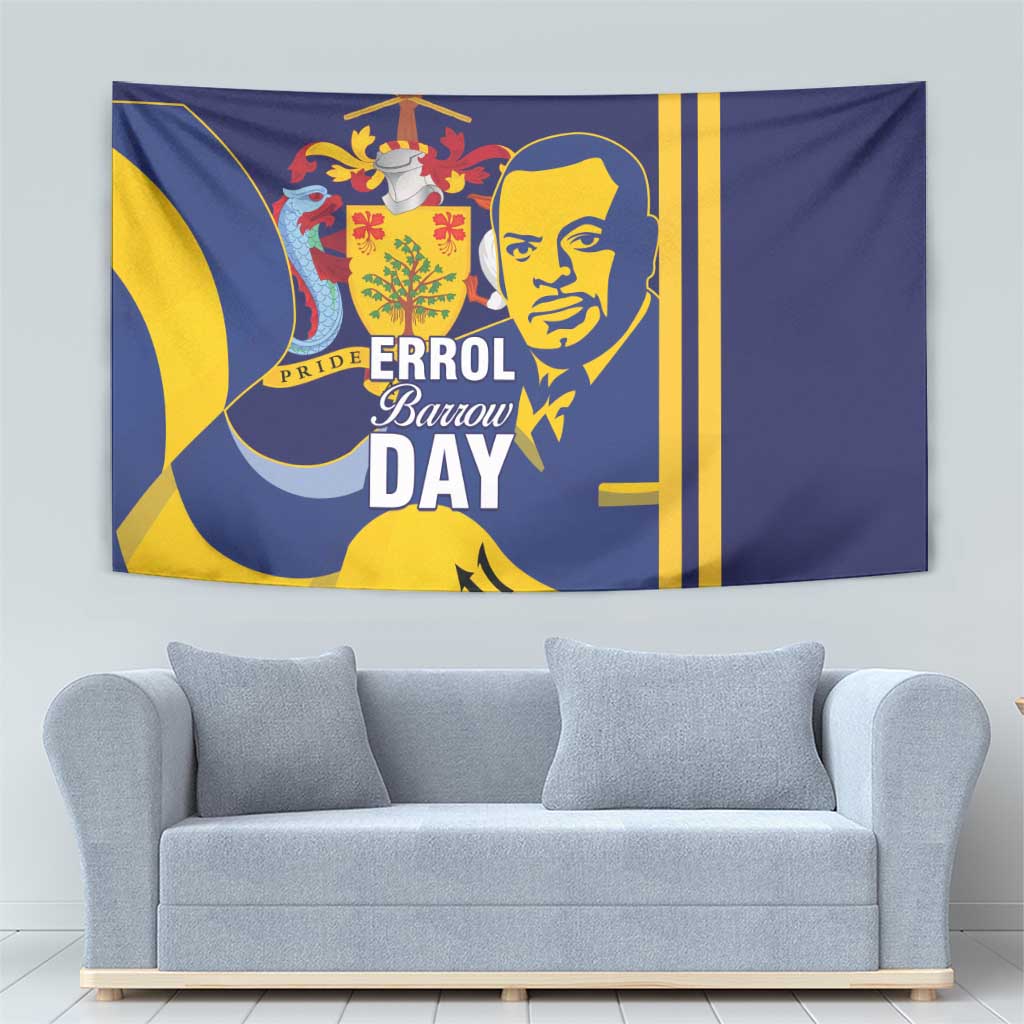 Barbados Errol Barrow Day Tapestry Barbadian Father of Independence - Wonder Print Shop