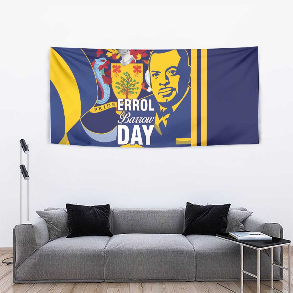 Barbados Errol Barrow Day Tapestry Barbadian Father of Independence - Wonder Print Shop
