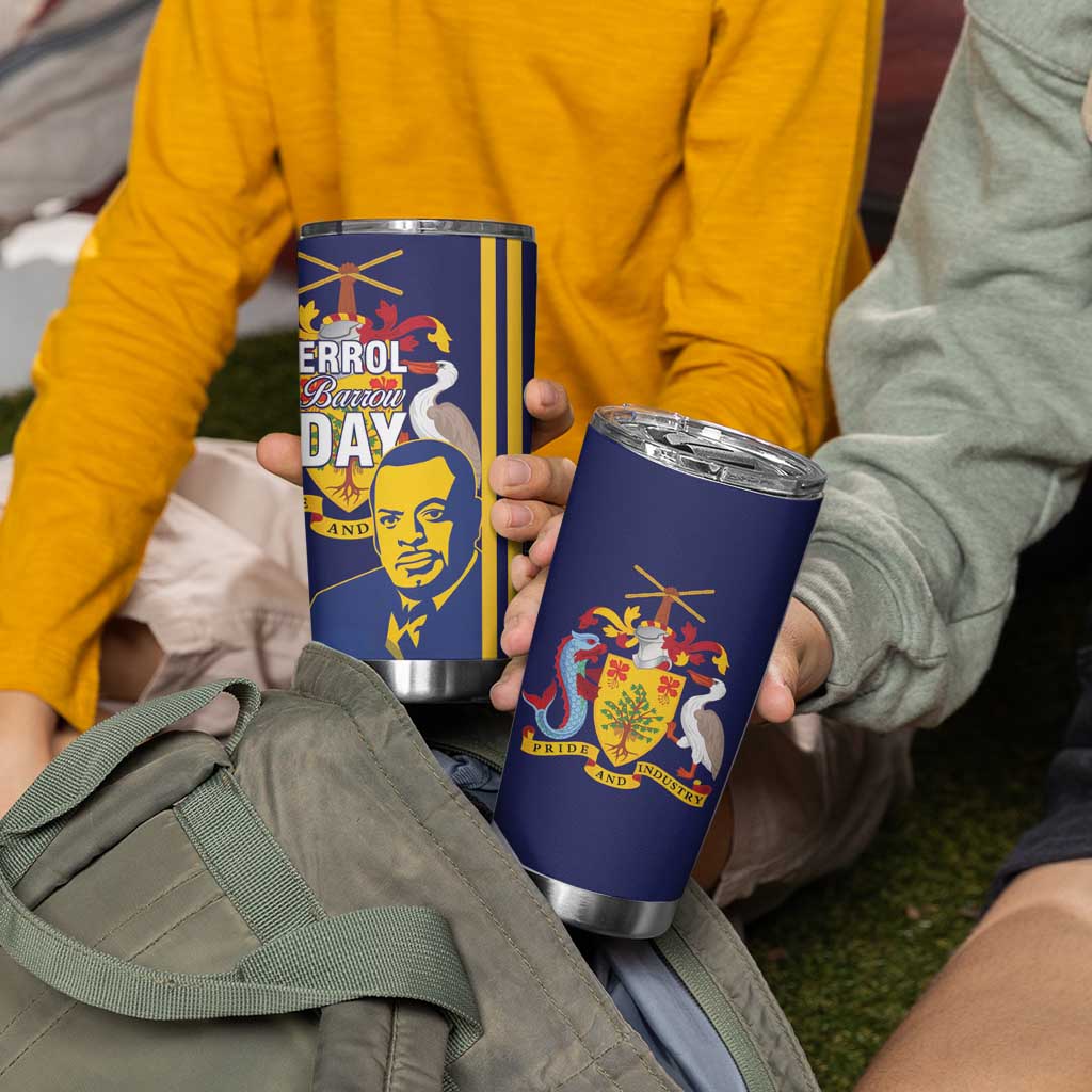 Barbados Errol Barrow Day Tumbler Cup Barbadian Father of Independence - Wonder Print Shop