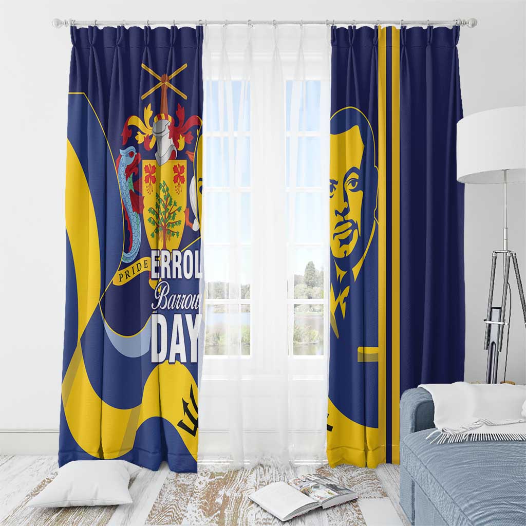 Barbados Errol Barrow Day Window Curtain Barbadian Father of Independence - Wonder Print Shop