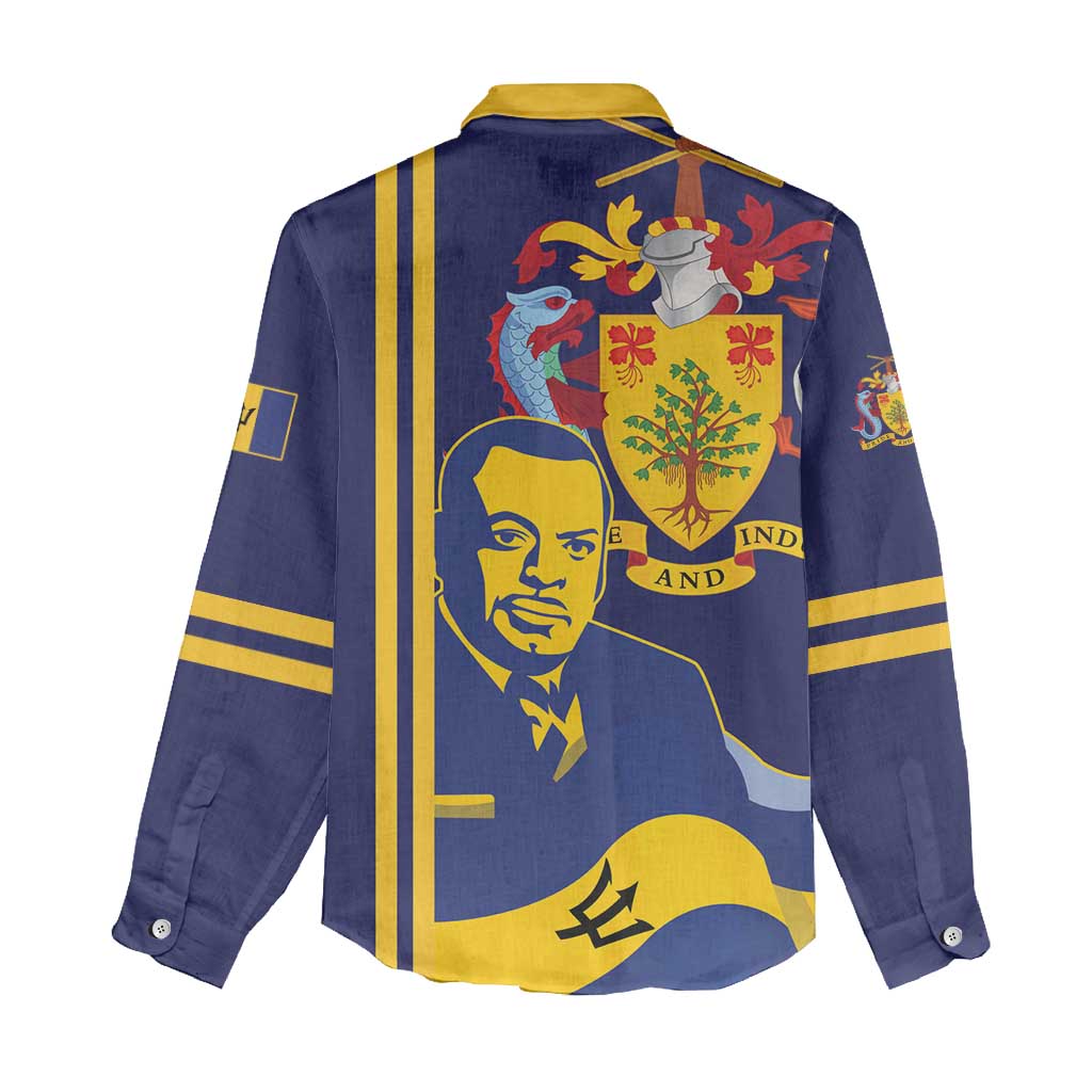 Barbados Errol Barrow Day Women Casual Shirt Barbadian Father of Independence - Wonder Print Shop