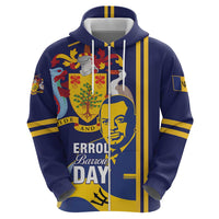 Barbados Errol Barrow Day Zip Hoodie Barbadian Father of Independence - Wonder Print Shop