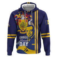 Barbados Errol Barrow Day Zip Hoodie Barbadian Father of Independence - Wonder Print Shop