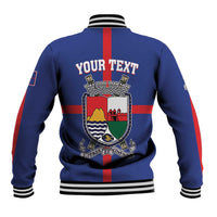Personalised Statia Baseball Jacket Sint Eustatius Coat Of Arms