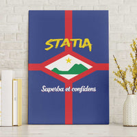 Statia Canvas Wall Art Sint Eustatius Coat Of Arms