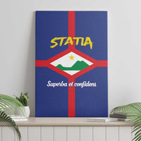 Statia Canvas Wall Art Sint Eustatius Coat Of Arms