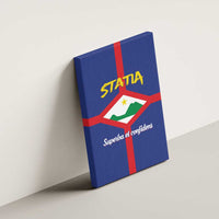 Statia Canvas Wall Art Sint Eustatius Coat Of Arms