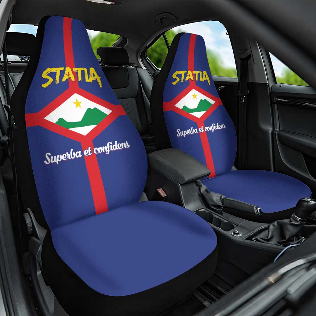 Statia Car Seat Cover Sint Eustatius Coat Of Arms
