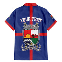 Personalised Statia Family Matching Mermaid Dress and Hawaiian Shirt Sint Eustatius Coat Of Arms