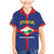 Personalised Statia Family Matching Mermaid Dress and Hawaiian Shirt Sint Eustatius Coat Of Arms