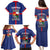 Personalised Statia Family Matching Puletasi and Hawaiian Shirt Sint Eustatius Coat Of Arms