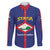 Personalised Statia Family Matching Puletasi and Hawaiian Shirt Sint Eustatius Coat Of Arms