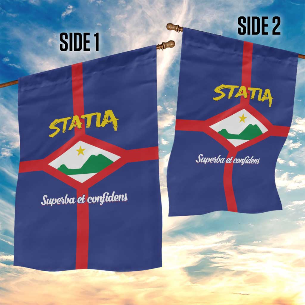 Statia Garden Flag Sint Eustatius Coat Of Arms