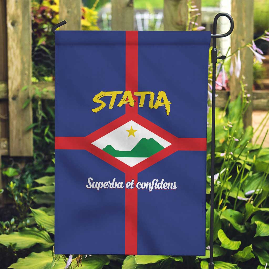 Statia Garden Flag Sint Eustatius Coat Of Arms