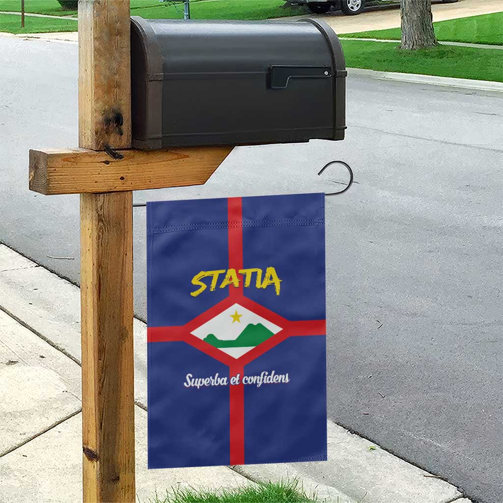 Statia Garden Flag Sint Eustatius Coat Of Arms