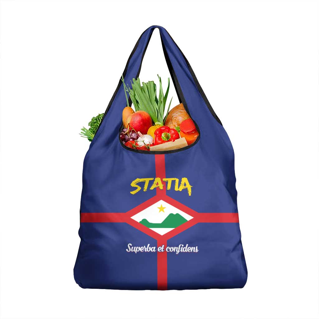 Statia Grocery Bag Sint Eustatius Coat Of Arms