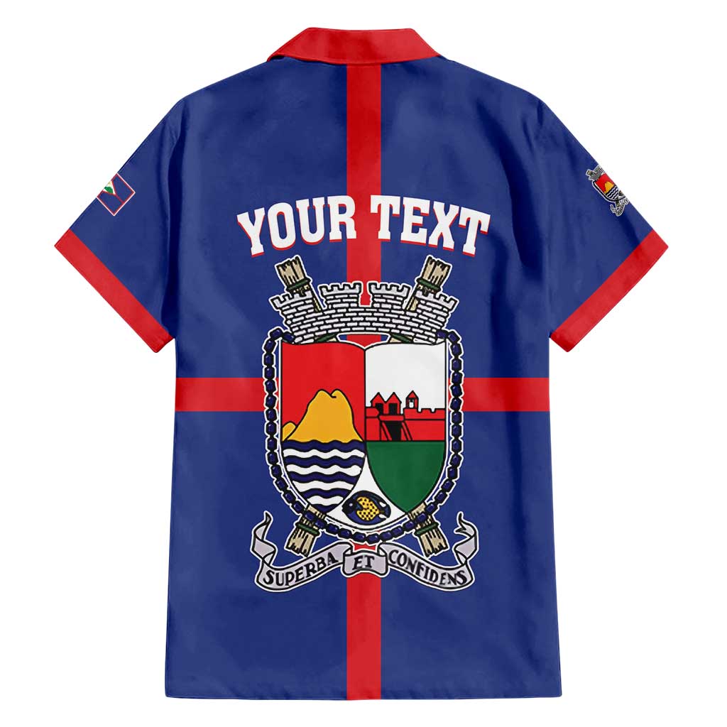 Personalised Statia Hawaiian Shirt Sint Eustatius Coat Of Arms