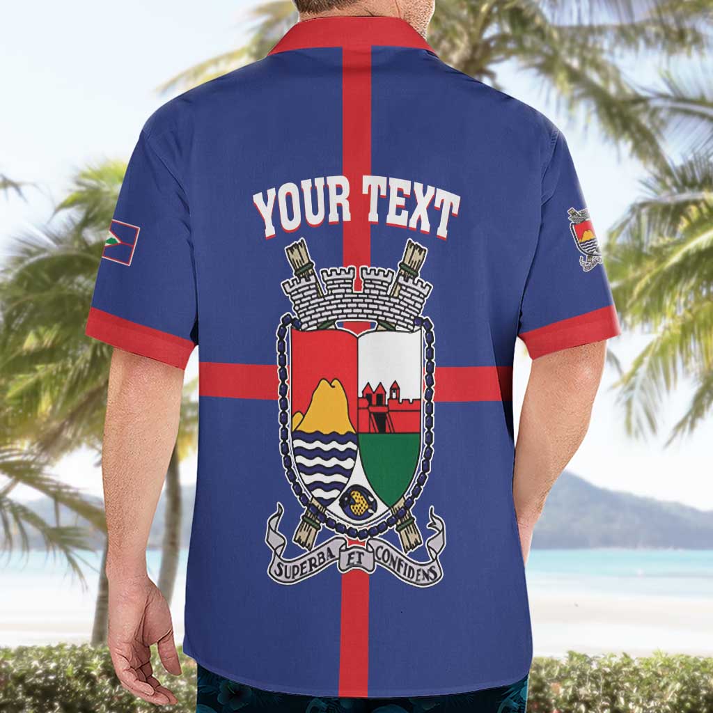 Personalised Statia Hawaiian Shirt Sint Eustatius Coat Of Arms
