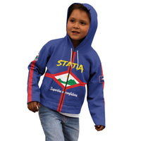 Personalised Statia Kid Hoodie Sint Eustatius Coat Of Arms