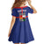Personalised Statia Kid Short Sleeve Dress Sint Eustatius Coat Of Arms