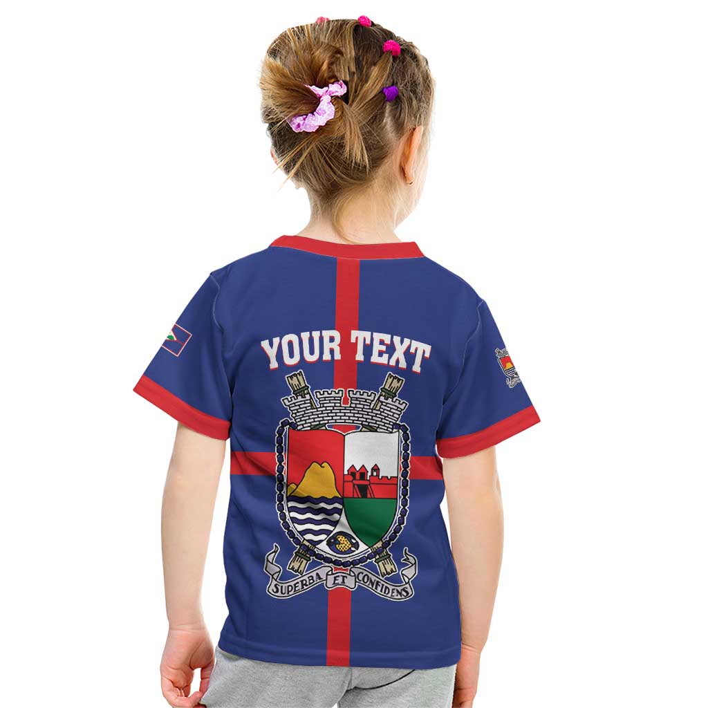 Personalised Statia Kid T Shirt Sint Eustatius Coat Of Arms