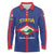 Personalised Statia Long Sleeve Polo Shirt Sint Eustatius Coat Of Arms