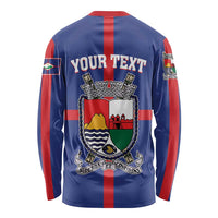 Personalised Statia Long Sleeve Shirt Sint Eustatius Coat Of Arms