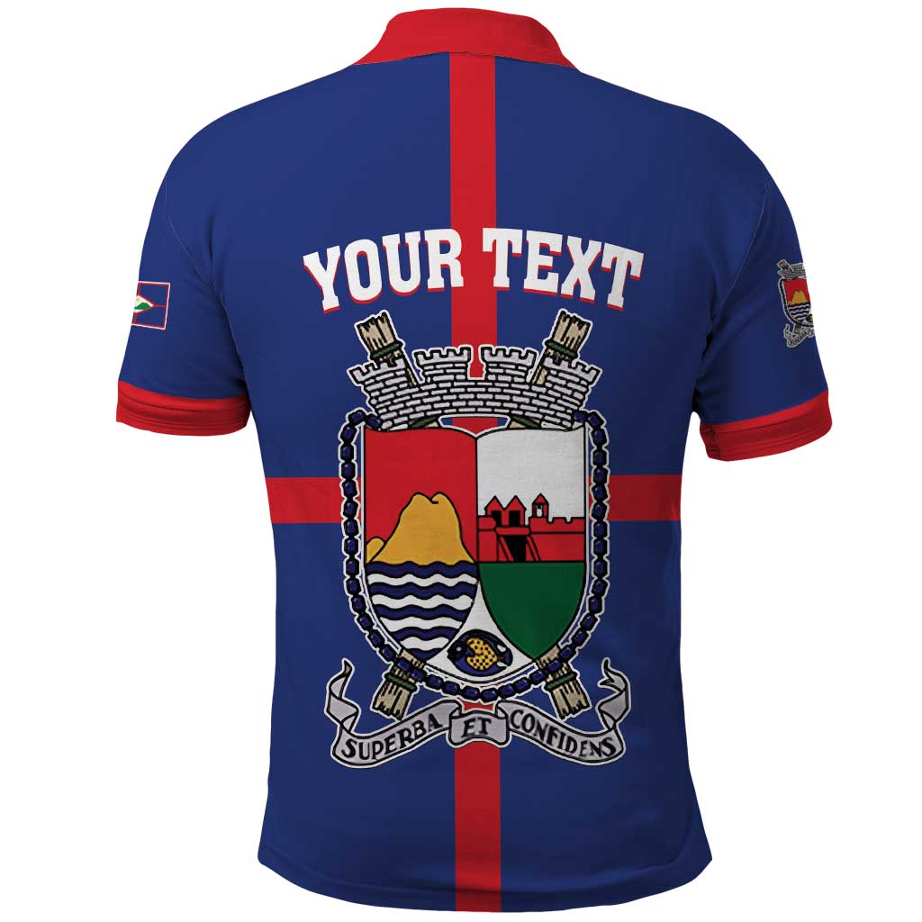 Personalised Statia Polo Shirt Sint Eustatius Coat Of Arms