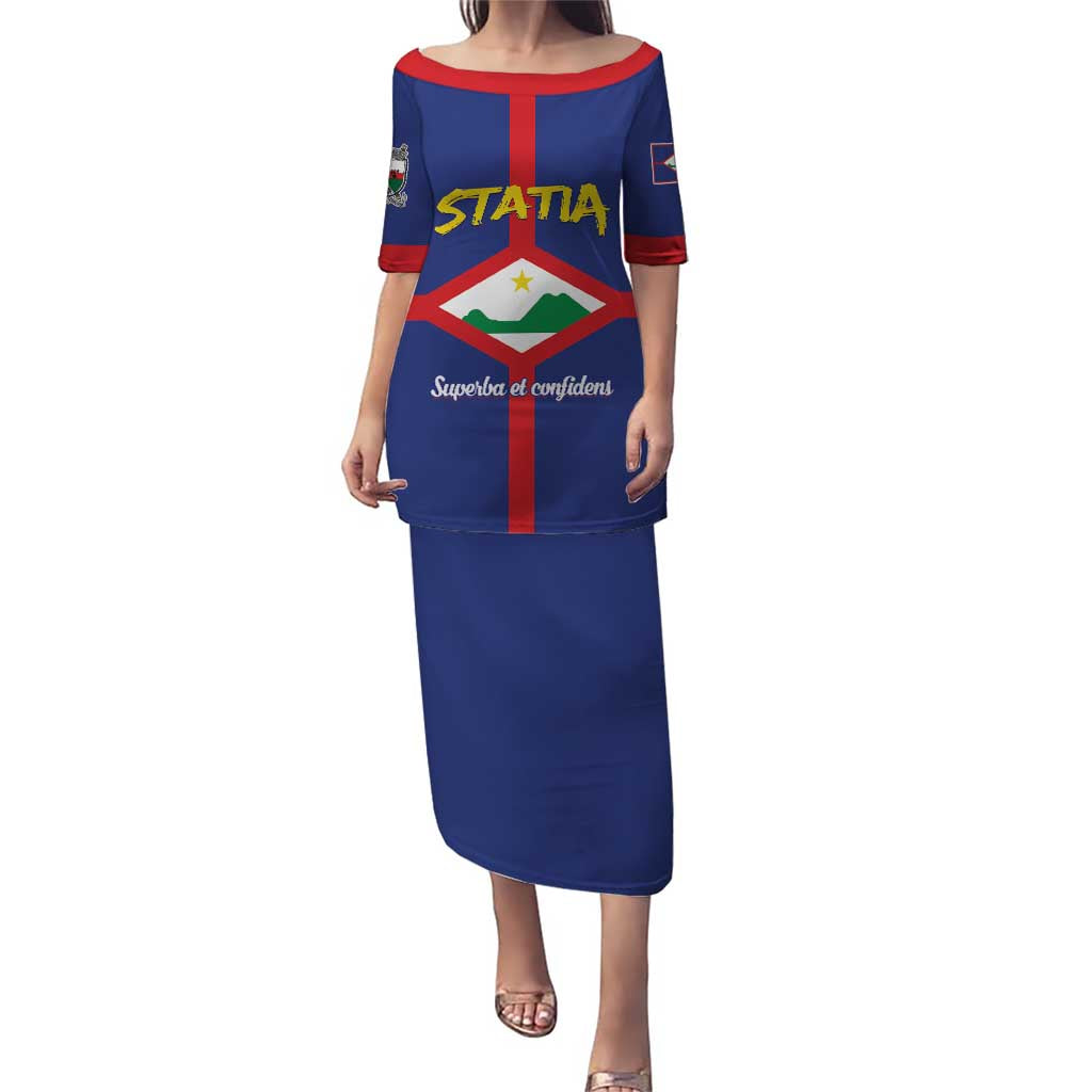 Personalised Statia Puletasi Sint Eustatius Coat Of Arms - Wonder Print Shop