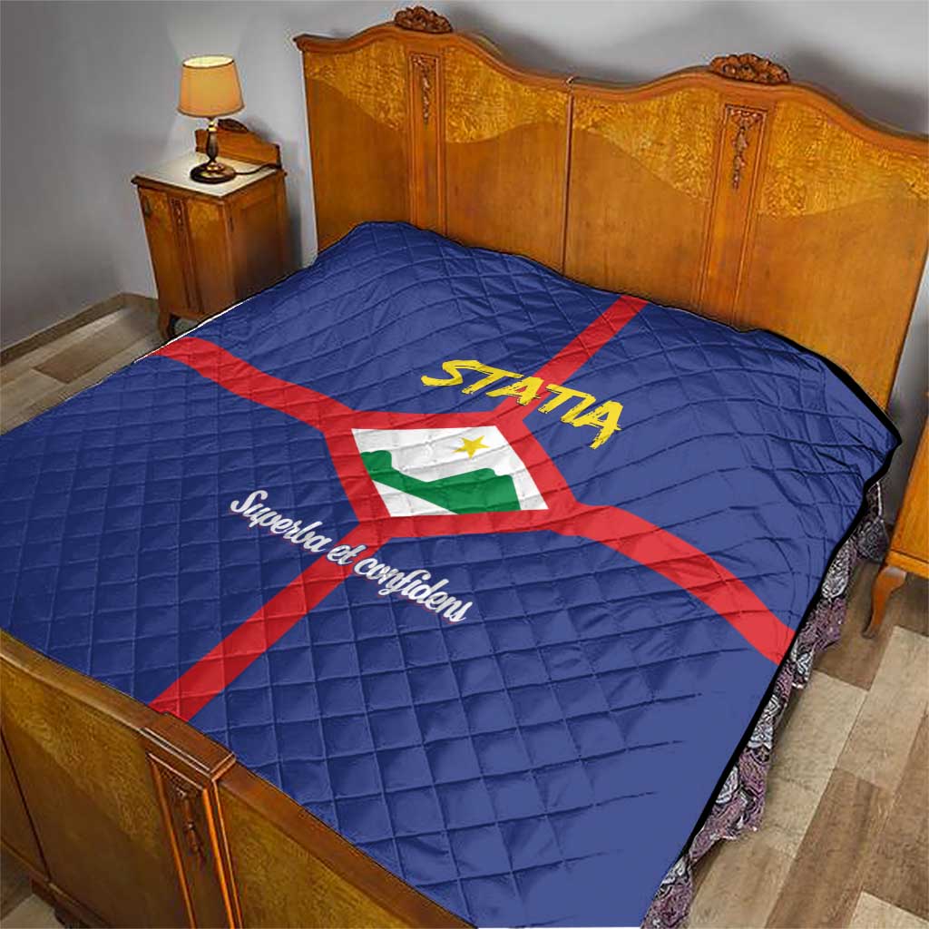 Statia Quilt Sint Eustatius Coat Of Arms - Wonder Print Shop