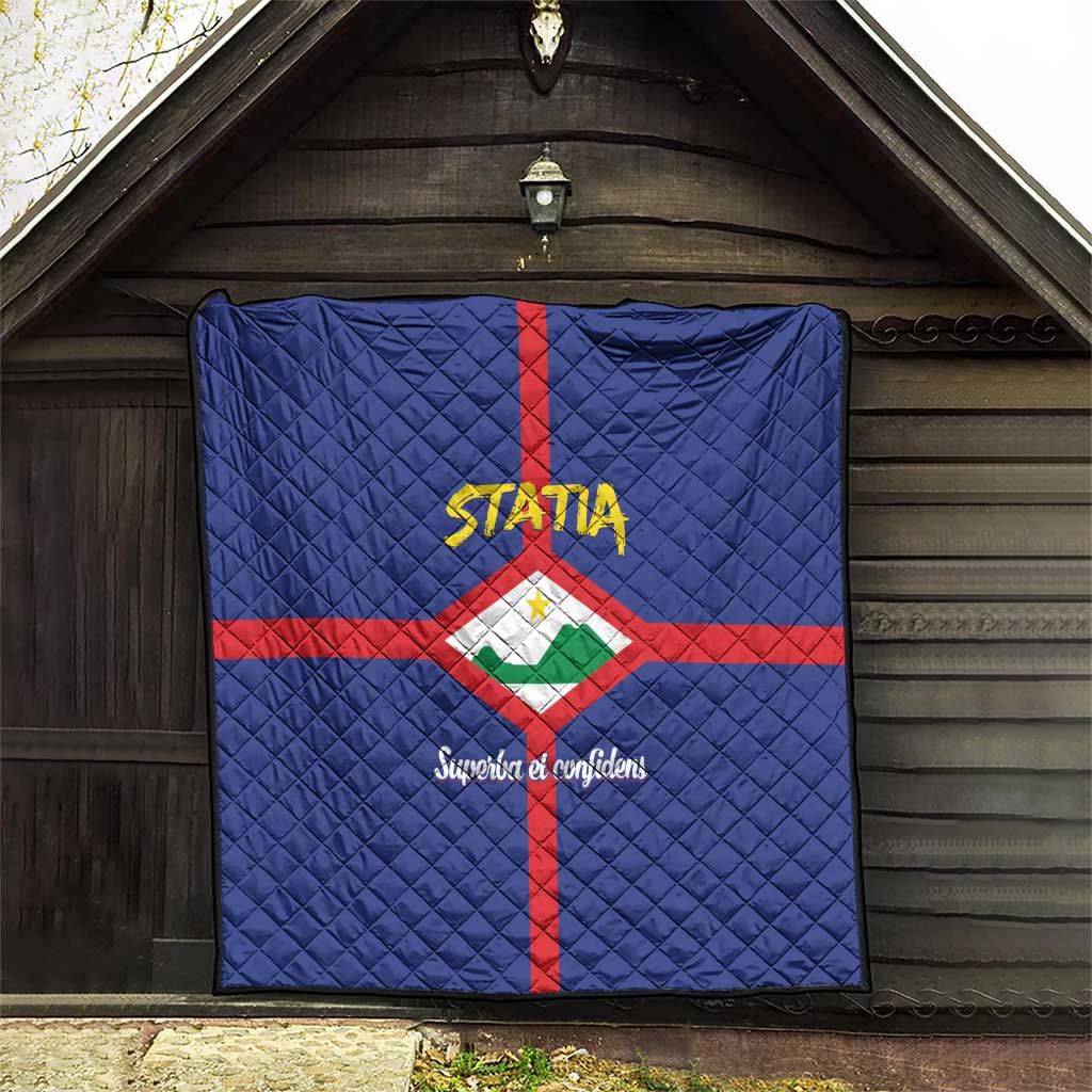 Statia Quilt Sint Eustatius Coat Of Arms - Wonder Print Shop