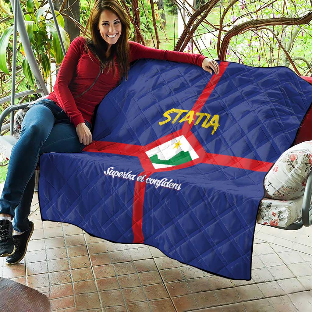 Statia Quilt Sint Eustatius Coat Of Arms - Wonder Print Shop