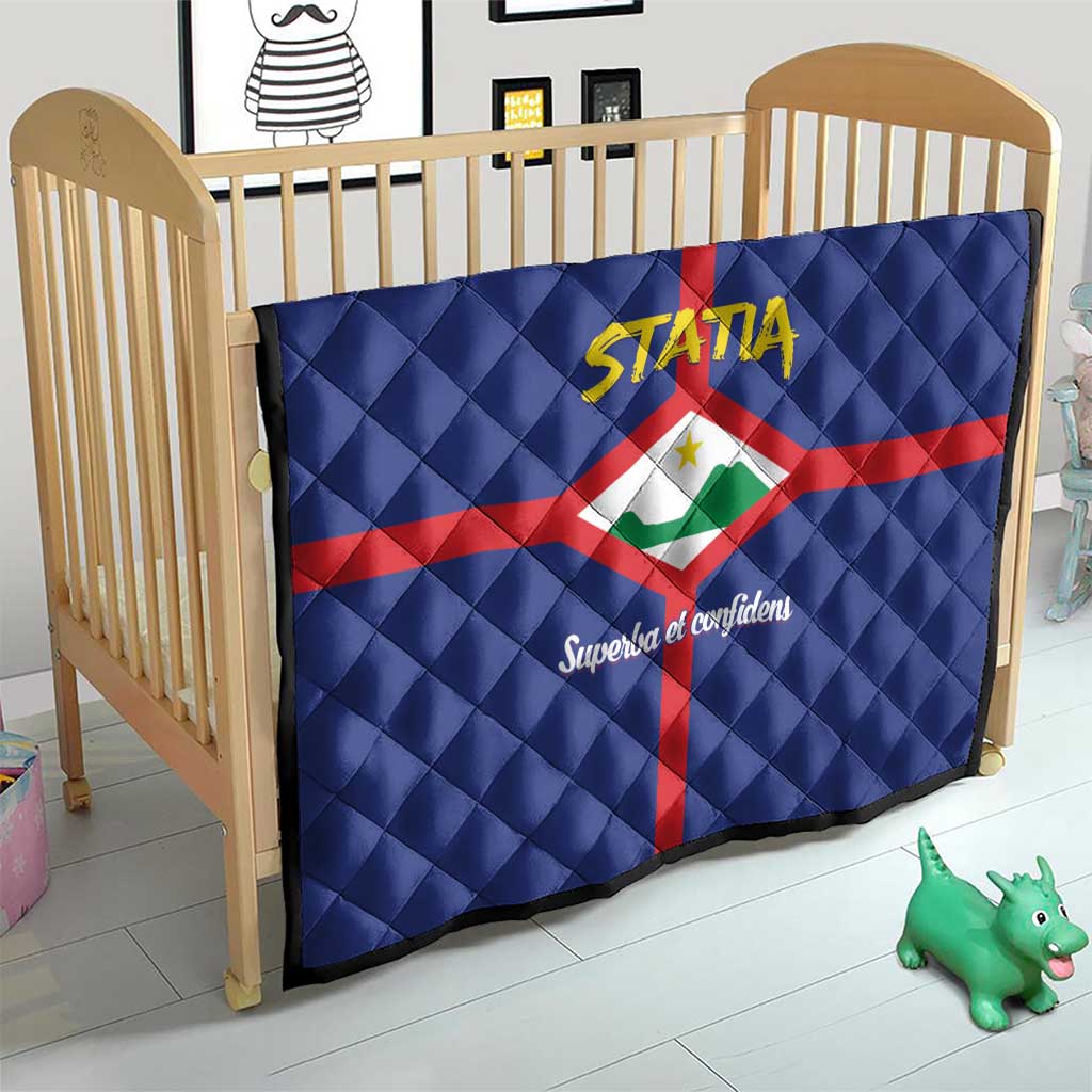 Statia Quilt Sint Eustatius Coat Of Arms - Wonder Print Shop