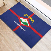 Statia Rubber Doormat Sint Eustatius Coat Of Arms - Wonder Print Shop