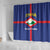 Statia Shower Curtain Sint Eustatius Coat Of Arms - Wonder Print Shop